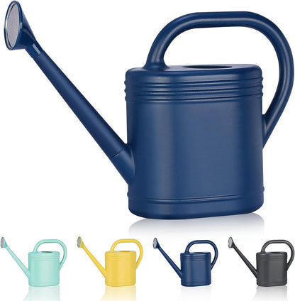 1 Gallon Watering Can for Indoor Plants, Garden Watering Cans for Outdoor Plant House Flower, Modern Plant Watering Can Large Long Spout with Sprinkler Head