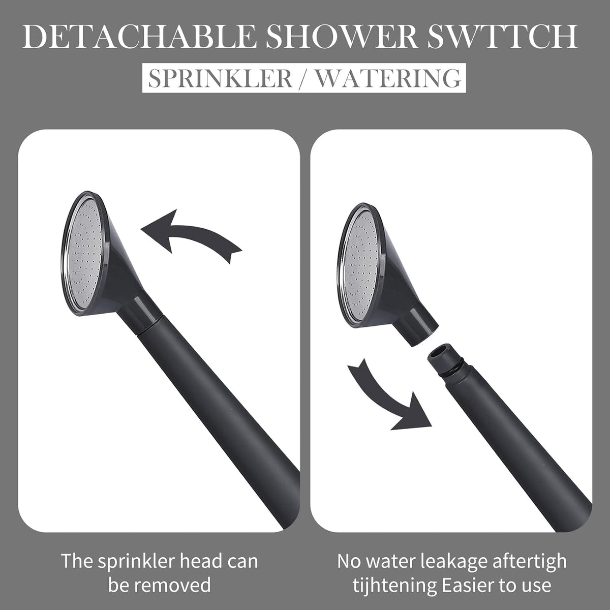 1 Gallon Watering Can for Indoor Plants, Garden Watering Cans for Outdoor Plant House Flower, Modern Plant Watering Can Large Long Spout with Sprinkler Head