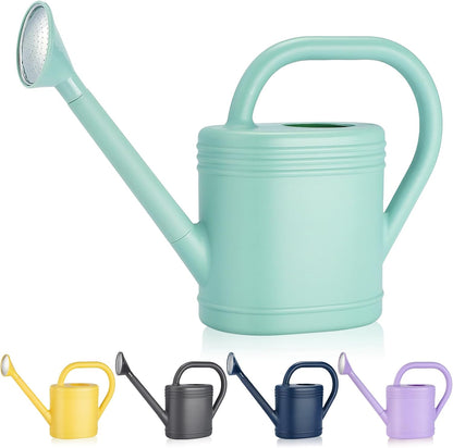 1 Gallon Watering Can for Indoor Plants, Garden Watering Cans for Outdoor Plant House Flower, Modern Plant Watering Can Large Long Spout with Sprinkler Head