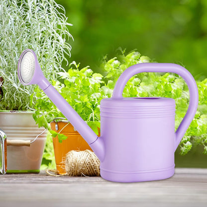 1 Gallon Watering Can for Indoor Plants, Garden Watering Cans for Outdoor Plant House Flower, Modern Plant Watering Can Large Long Spout with Sprinkler Head