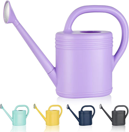 1 Gallon Watering Can for Indoor Plants, Garden Watering Cans for Outdoor Plant House Flower, Modern Plant Watering Can Large Long Spout with Sprinkler Head