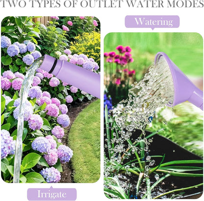 1 Gallon Watering Can for Indoor Plants, Garden Watering Cans for Outdoor Plant House Flower, Modern Plant Watering Can Large Long Spout with Sprinkler Head