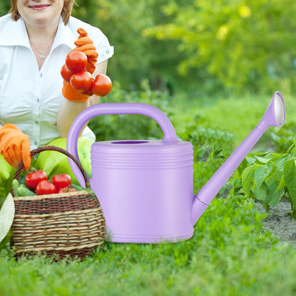 1 Gallon Watering Can for Indoor Plants, Garden Watering Cans for Outdoor Plant House Flower, Modern Plant Watering Can Large Long Spout with Sprinkler Head