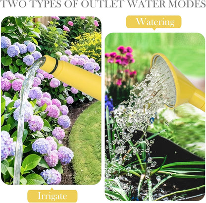 1 Gallon Watering Can for Indoor Plants, Garden Watering Cans for Outdoor Plant House Flower, Modern Plant Watering Can Large Long Spout with Sprinkler Head