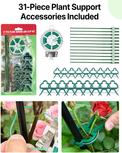 Garden Trellis for Climbing Plants Outdoor, 71” H x 20” W, 4 Pack