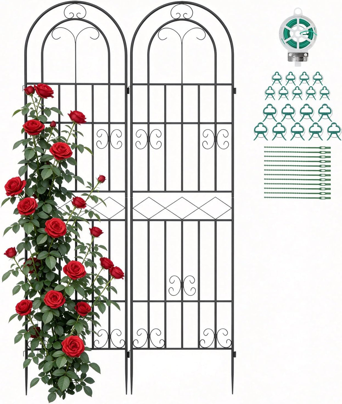 Garden Trellis for Climbing Plants Outdoor, 71” H x 20” W, 4 Pack