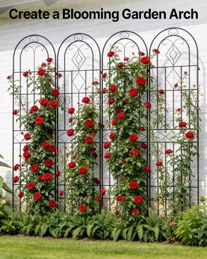 Garden Trellis for Climbing Plants Outdoor, 71” H x 20” W, 4 Pack
