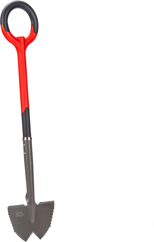 Root Slayer 22611 Serrated Garden Edger, Red