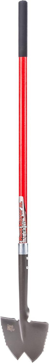 Root Slayer 22611 Serrated Garden Edger, Red