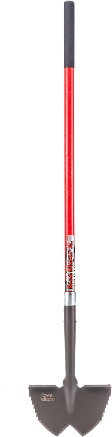 Root Slayer 22611 Serrated Garden Edger, Red