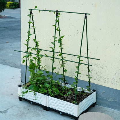Garden Plant Stakes, 48 Inch 4Ft Steel Tomato Stakes, 25 Pack