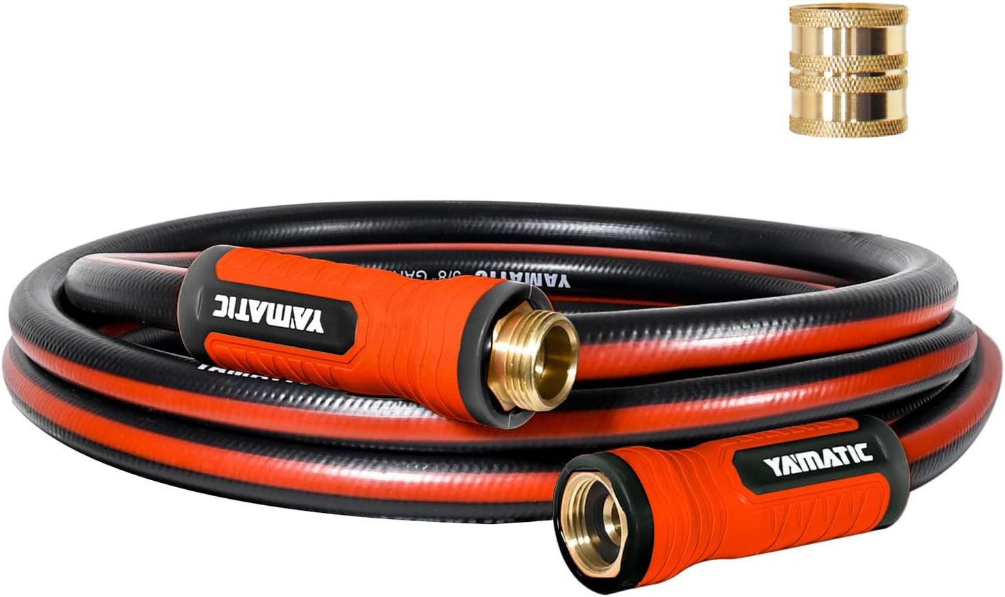 15FT Flexible Garden Hose Female to Female 5/8in, Burst 300 PSI