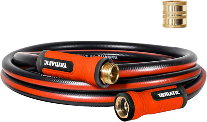 15FT Flexible Garden Hose Female to Female 5/8in, Burst 300 PSI