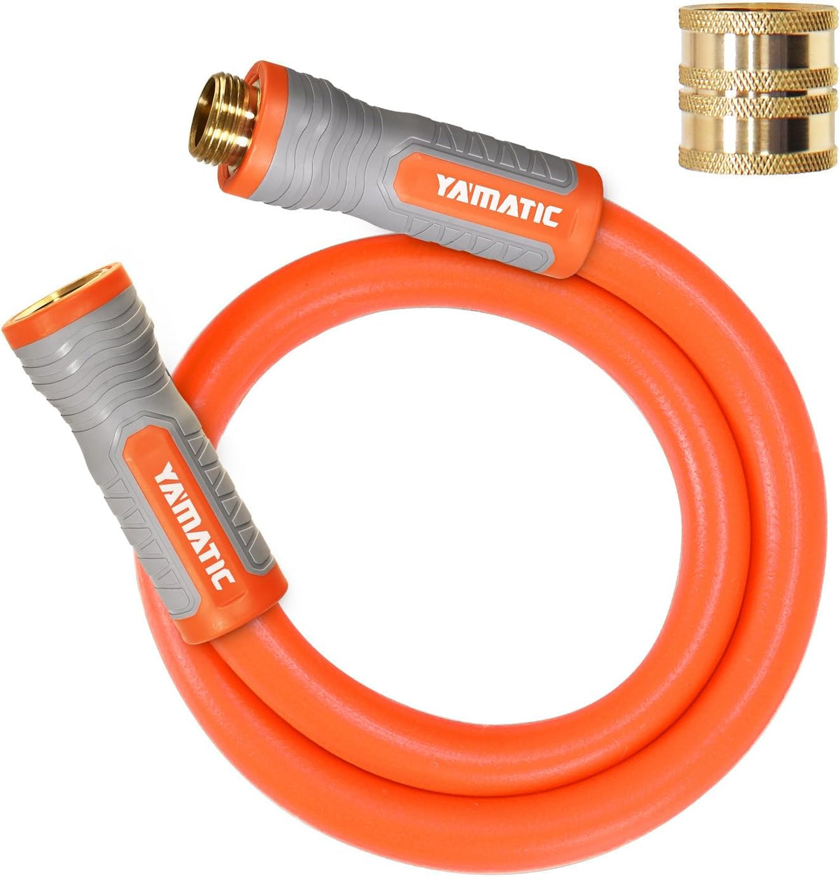 15FT Flexible Garden Hose Female to Female 5/8in, Burst 300 PSI