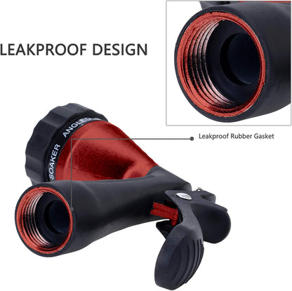 Water Hose Nozzle Spray Nozzle, Metal Garden Hose Nozzle with Adjustable Spray Patterns, Perfect for Watering Plants, Washing Cars and Showering Dogs & Pets