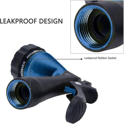 Water Hose Nozzle Spray Nozzle, Metal Garden Hose Nozzle with Adjustable Spray Patterns, Perfect for Watering Plants, Washing Cars and Showering Dogs & Pets