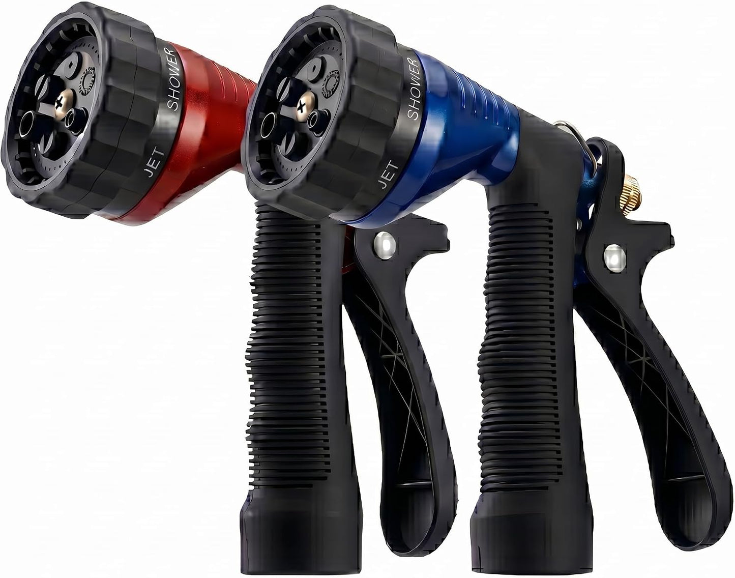 Water Hose Nozzle Spray Nozzle, Metal Garden Hose Nozzle with Adjustable Spray Patterns, Perfect for Watering Plants, Washing Cars and Showering Dogs & Pets