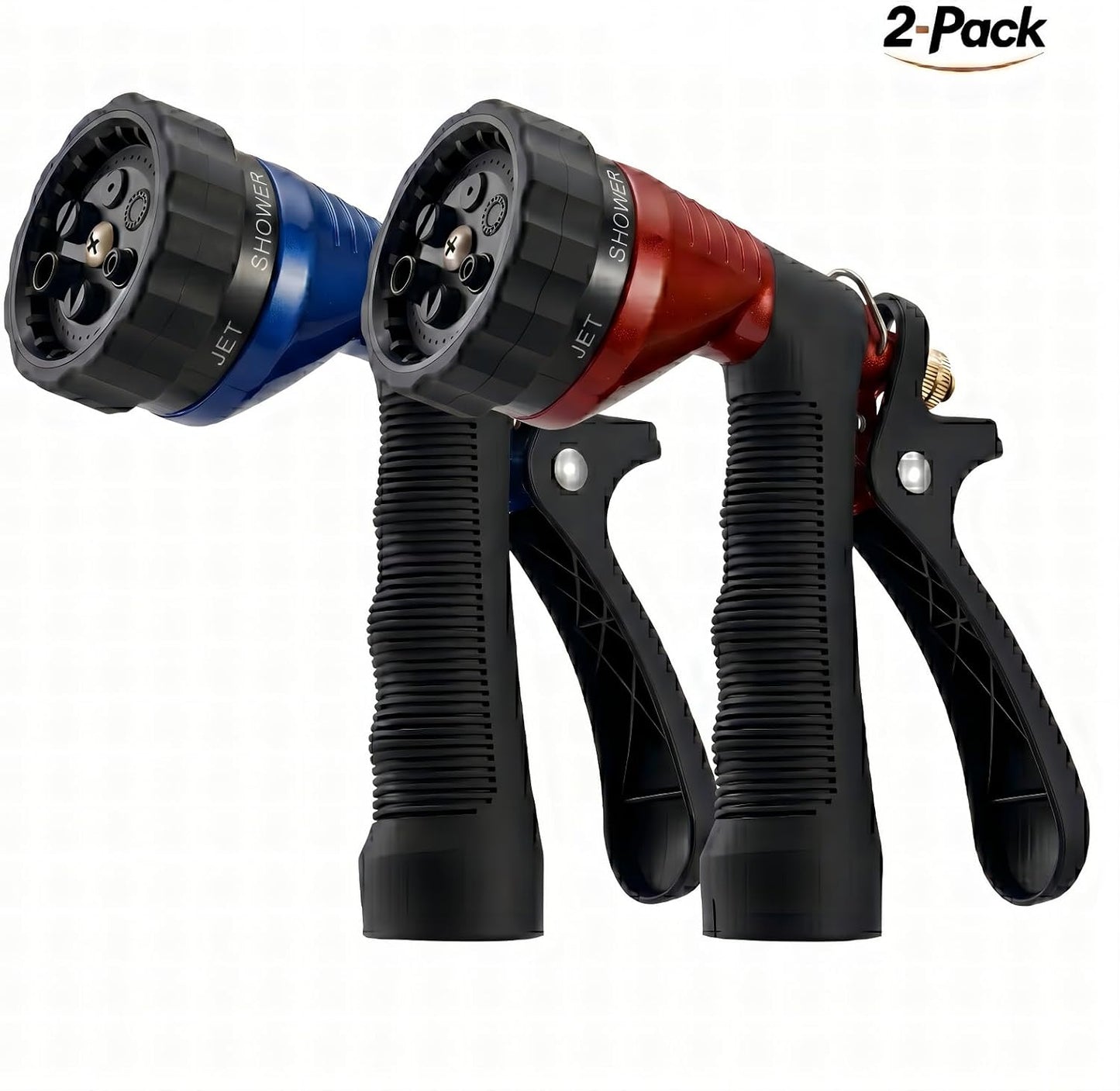 Water Hose Nozzle Spray Nozzle, Metal Garden Hose Nozzle with Adjustable Spray Patterns, Perfect for Watering Plants, Washing Cars and Showering Dogs & Pets