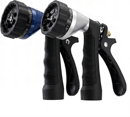 Water Hose Nozzle Spray Nozzle, Metal Garden Hose Nozzle with Adjustable Spray Patterns, Perfect for Watering Plants, Washing Cars and Showering Dogs & Pets