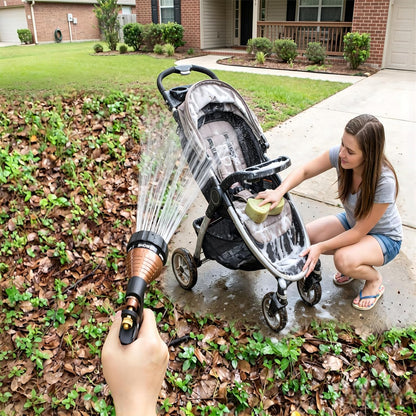 Water Hose Nozzle Spray Nozzle, Metal Garden Hose Nozzle with Adjustable Spray Patterns, Perfect for Watering Plants, Washing Cars and Showering Dogs & Pets