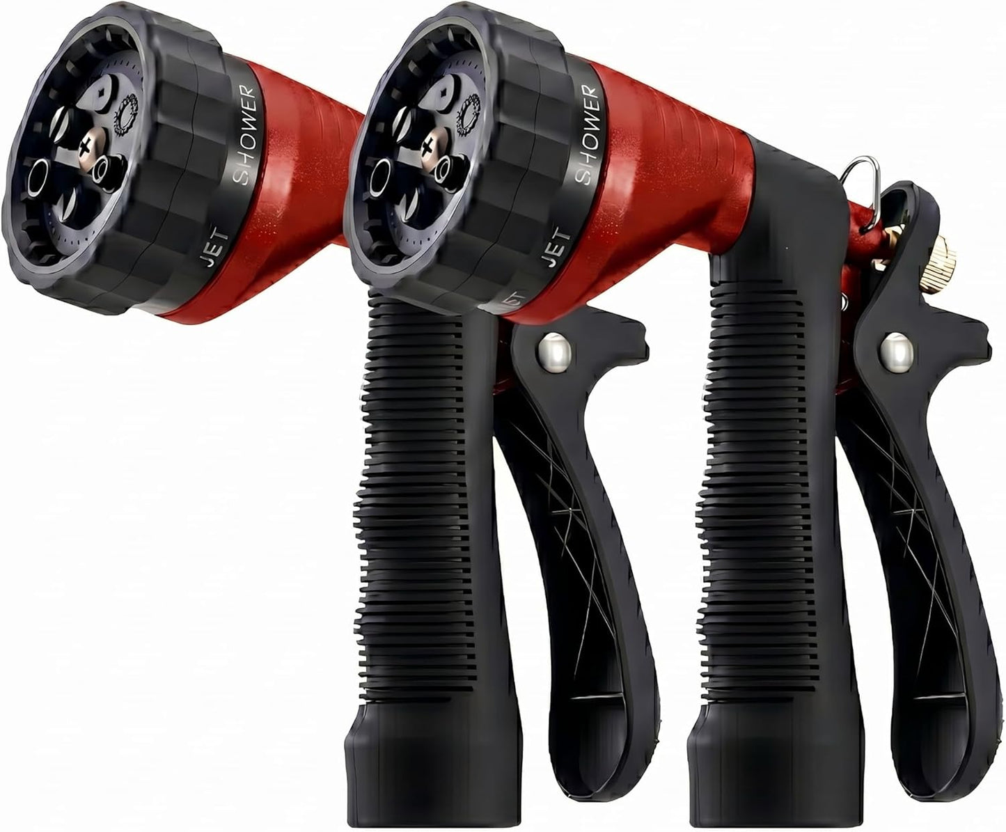 Water Hose Nozzle Spray Nozzle, Metal Garden Hose Nozzle with Adjustable Spray Patterns, Perfect for Watering Plants, Washing Cars and Showering Dogs & Pets