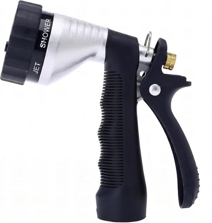 Water Hose Nozzle Spray Nozzle, Metal Garden Hose Nozzle with Adjustable Spray Patterns, Perfect for Watering Plants, Washing Cars and Showering Dogs & Pets