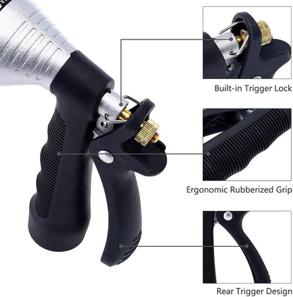 Water Hose Nozzle Spray Nozzle, Metal Garden Hose Nozzle with Adjustable Spray Patterns, Perfect for Watering Plants, Washing Cars and Showering Dogs & Pets