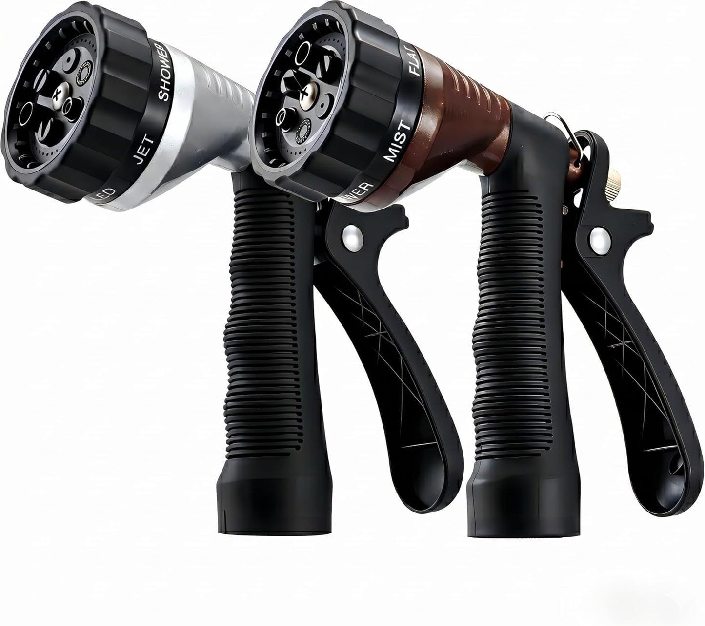 Water Hose Nozzle Spray Nozzle, Metal Garden Hose Nozzle with Adjustable Spray Patterns, Perfect for Watering Plants, Washing Cars and Showering Dogs & Pets