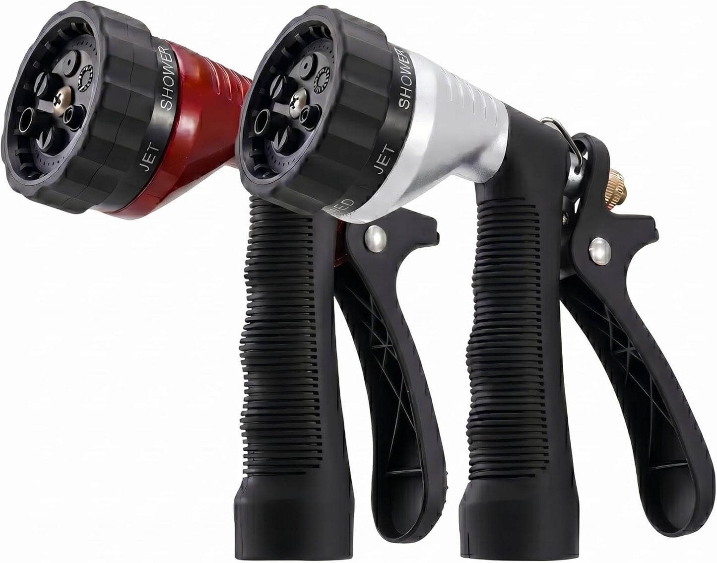 Water Hose Nozzle Spray Nozzle, Metal Garden Hose Nozzle with Adjustable Spray Patterns, Perfect for Watering Plants, Washing Cars and Showering Dogs & Pets