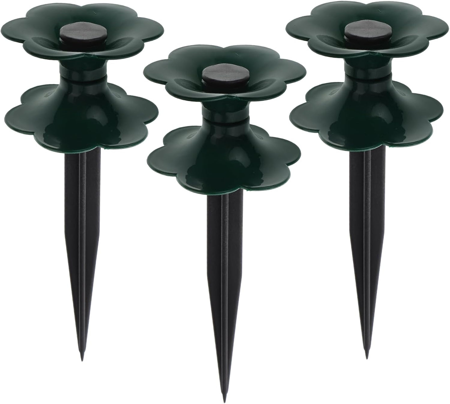 Totority Garden Hose Guide Spikes 9 pcs Garden Hose Guide Stakes for Plant Protection (Green)