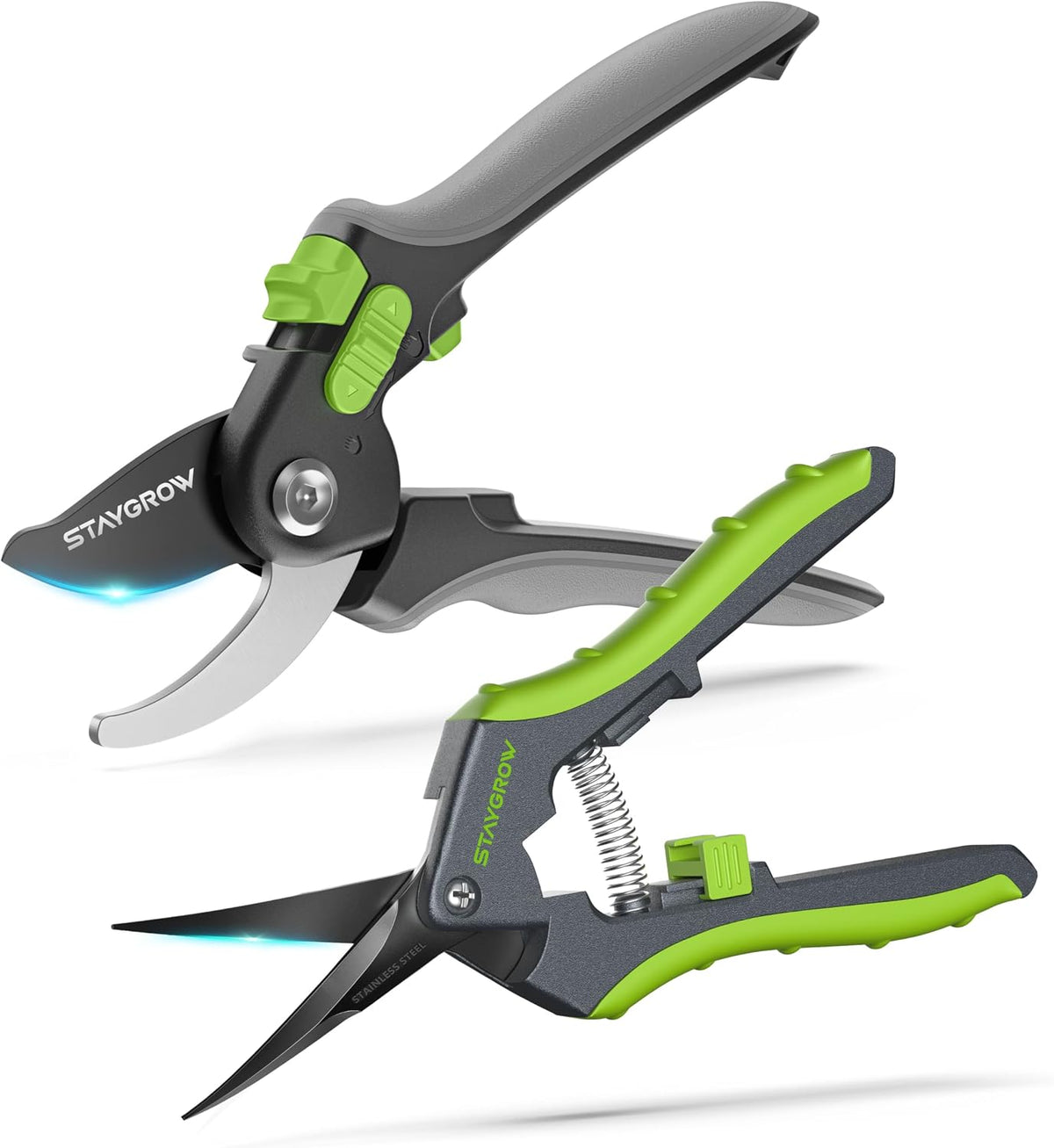 Garden Shears 6.9" Pruning Shears for Gardening Green