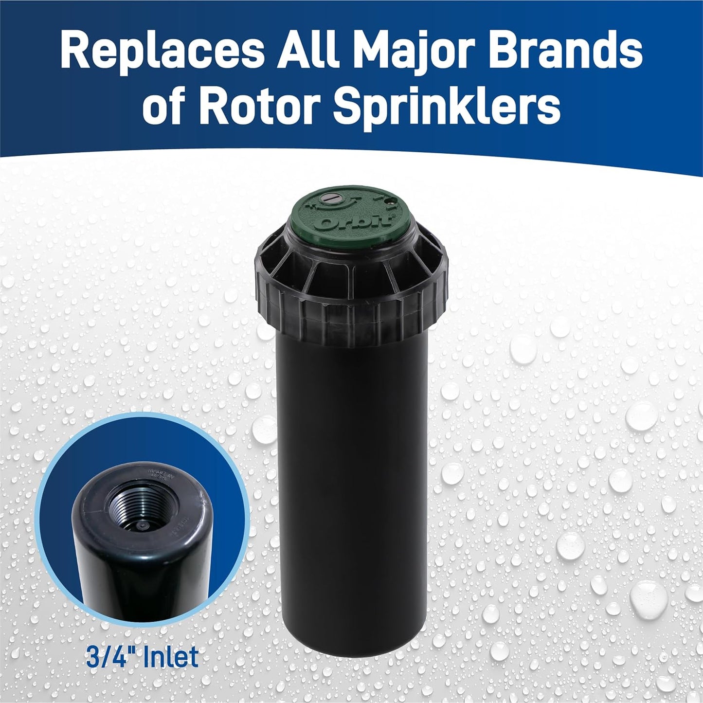 55461 Voyager Screw Top Gear Drive Rotor Water Sprinkler Head