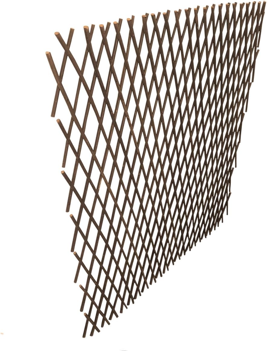 Expandable Garden Trellis Plant Support Willow Lattice Fence Panel for Climbing Plants Vine Ivy Rose Cucumbers Clematis 36X92 Inch