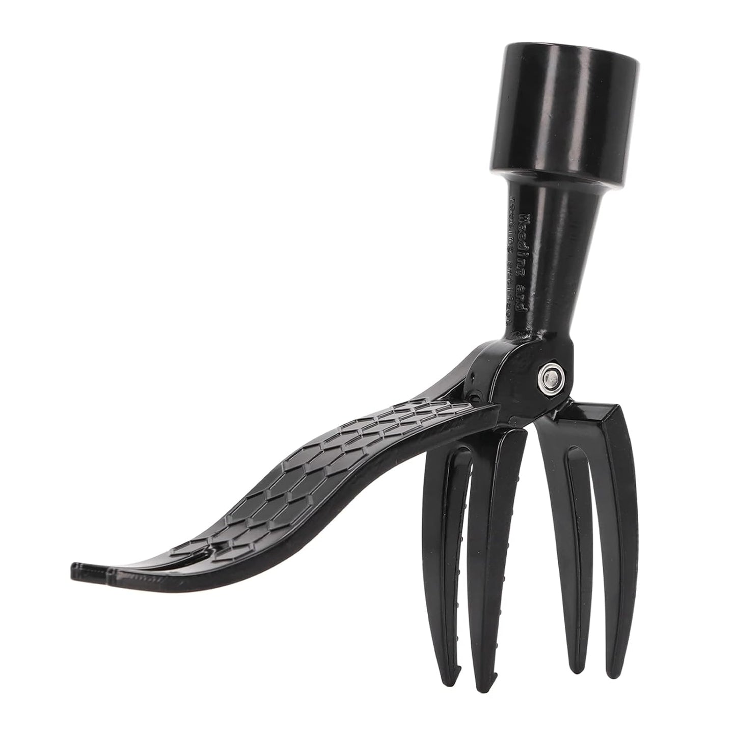 Weed Puller Head, Alloy Stand Up Weed Puller Portable Aluminum Alloy Weed Picker 4 Claw Non Slip Weeding Head Tool