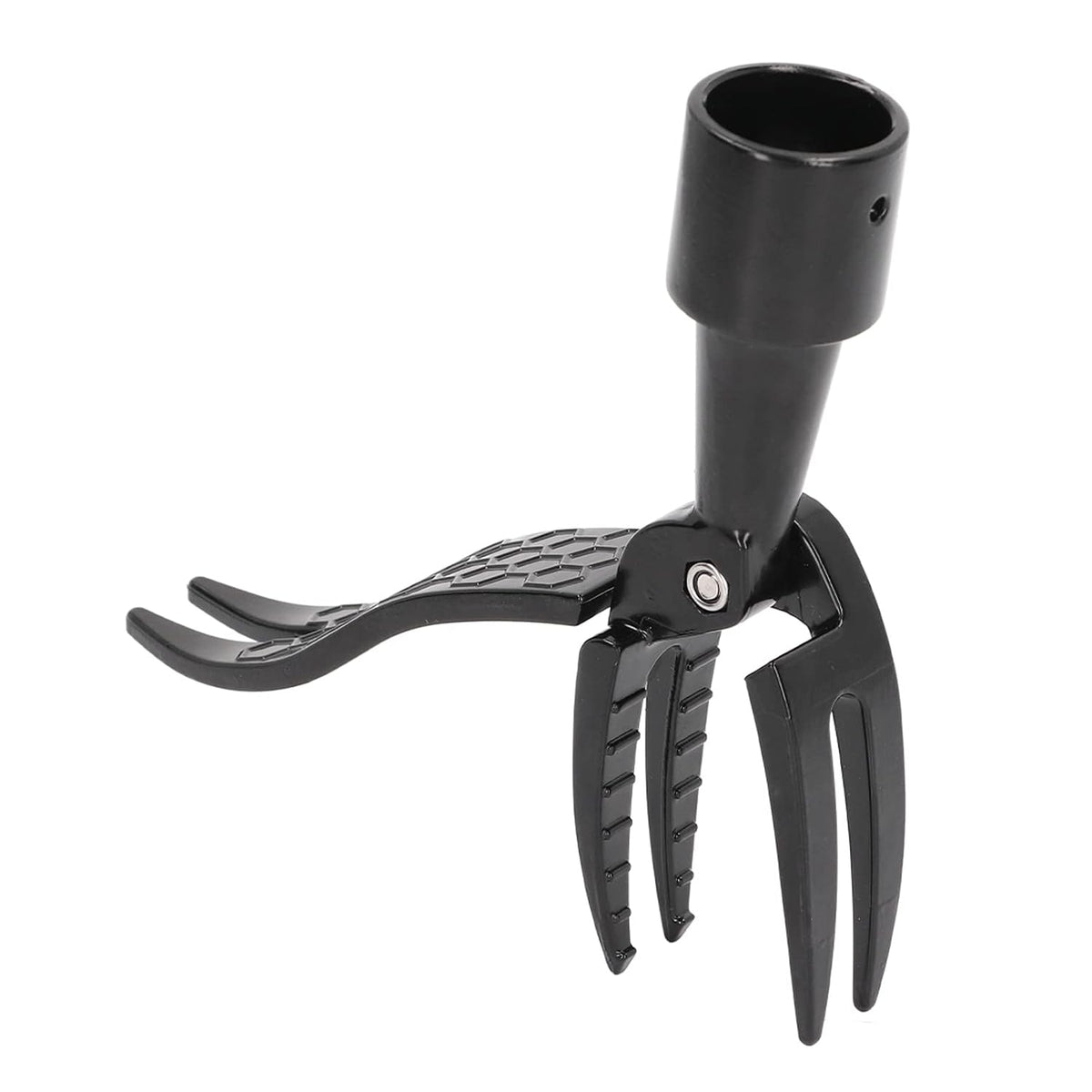 Weed Puller Head, Alloy Stand Up Weed Puller Portable Aluminum Alloy Weed Picker 4 Claw Non Slip Weeding Head Tool