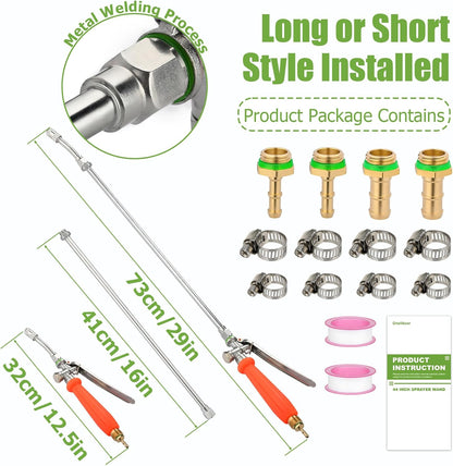 Sprayer Wand Replacement, 29 Inch All Metal Pump Spray Wand