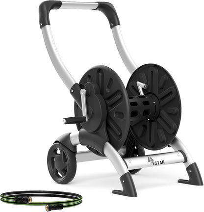 Upgrade Hose Reel Cart, Holds 200 Feet of 5/8" Hose
