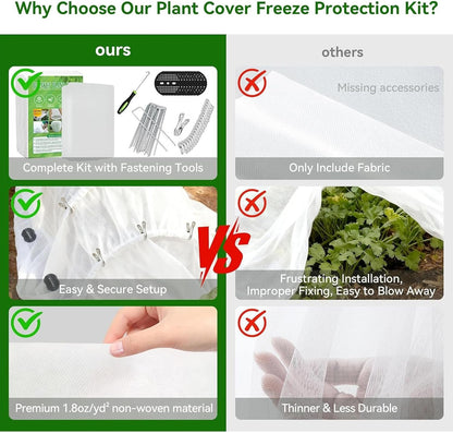 Plant Covers Freeze Protection Floating Raised Bed Protector