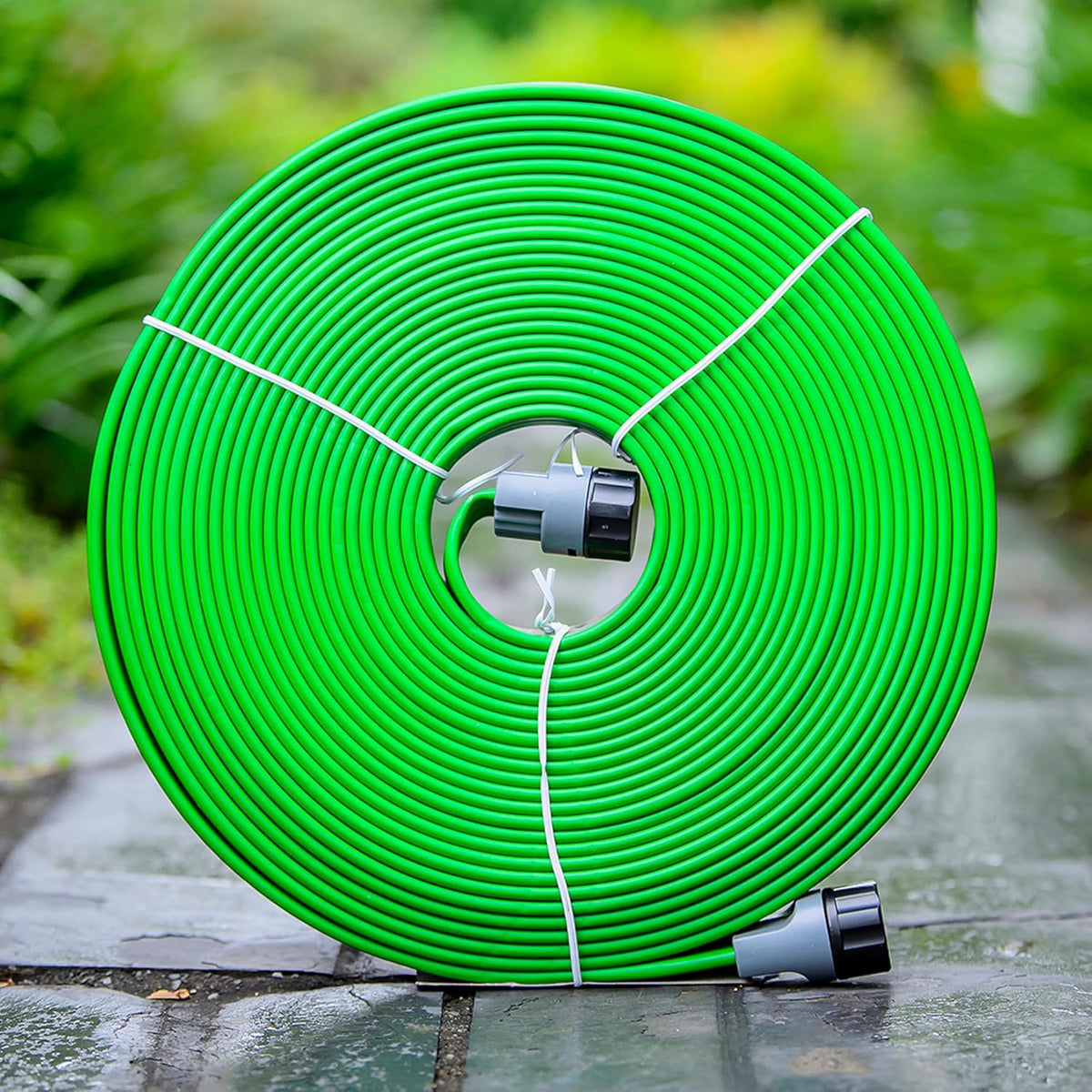 Element Sprinkler+, Sprinkler and Soaker Hose Combo, 50' Length, Green