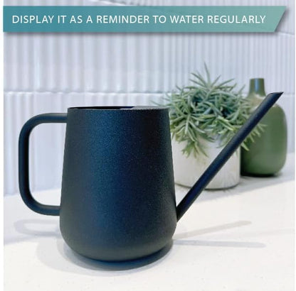 Metal Indoor Plant Watering Can with Long Spout 1000ml - White