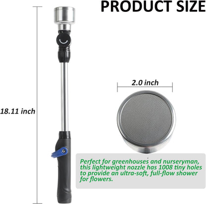 Rain Shower Watering Wand, Soft Gentle Watering Wand for Garden Hose