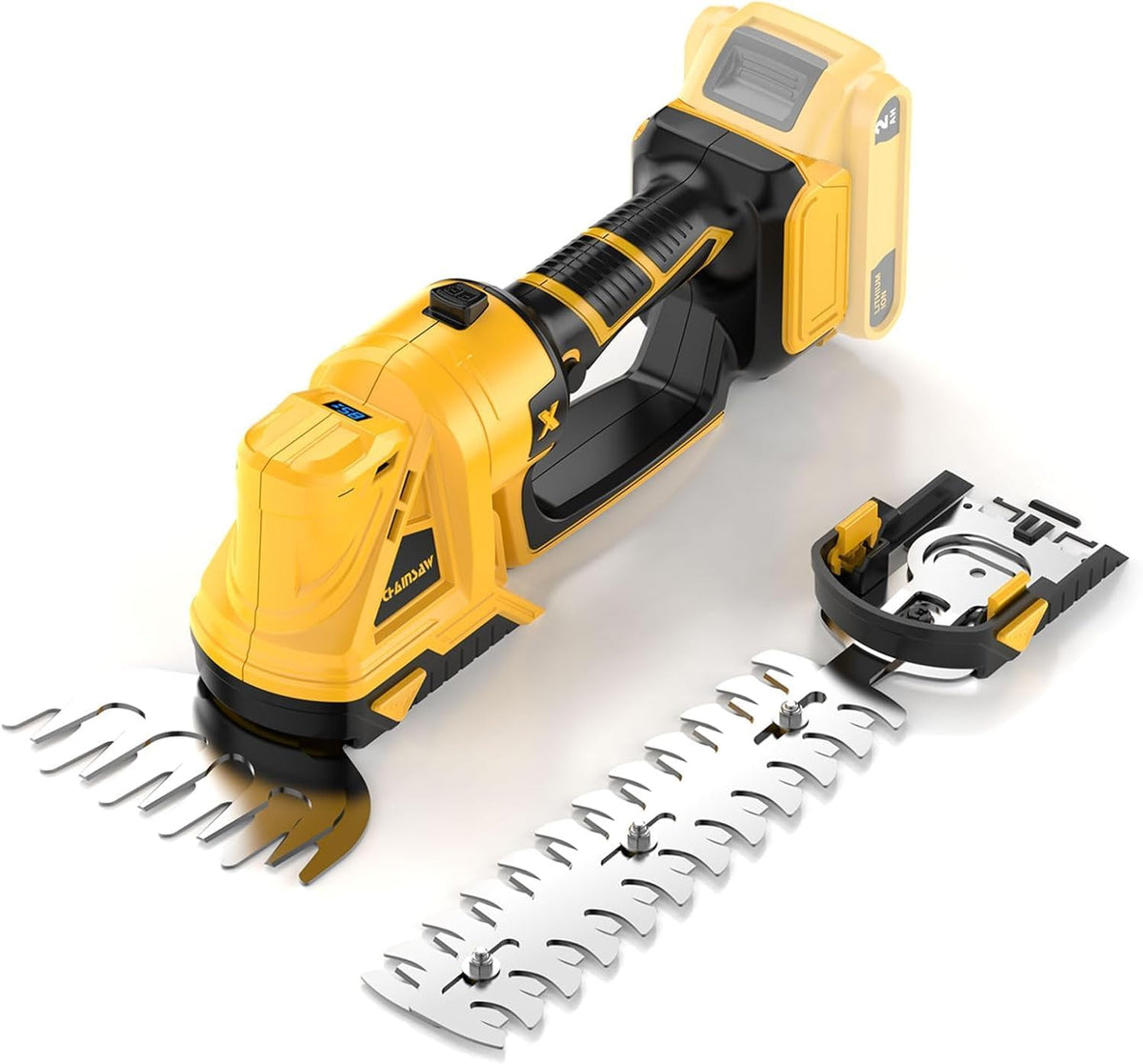 Cordless Hedge Trimmer for Milwaukee 18V Battery (No Battery) - Electric Hedge Trimmer Cordless Grass Trimmer, Bush Trimmer & Grass Shears for Yard，Brushless Motor，Powerful & Lightweight
