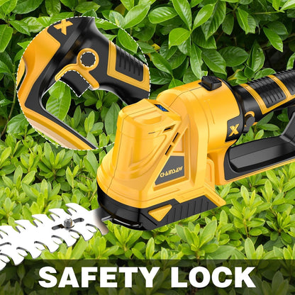 Cordless Hedge Trimmer for Milwaukee 18V Battery (No Battery) - Electric Hedge Trimmer Cordless Grass Trimmer, Bush Trimmer & Grass Shears for Yard，Brushless Motor，Powerful & Lightweight