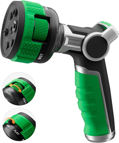 Water Hose Nozzle Heavy Duty, Adjustable Garden Sprayer for Outdoor