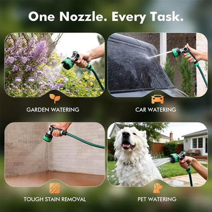 Water Hose Nozzle Heavy Duty, Adjustable Garden Sprayer for Outdoor