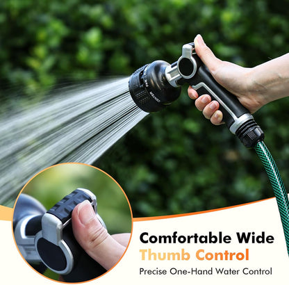 Water Hose Nozzle Heavy Duty, Adjustable Garden Sprayer for Outdoor