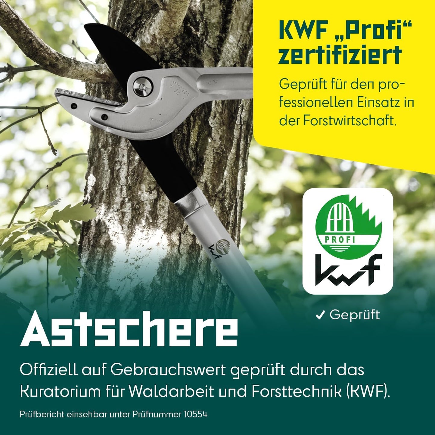 BERGER Anvil Lopping Shears – Professional 31.5" Tree Trimmer with Steel Cutting Blades, Cuts Branches Up to 1.57" Thick, Replaceable Anvil, Aluminum Handles – 4272
