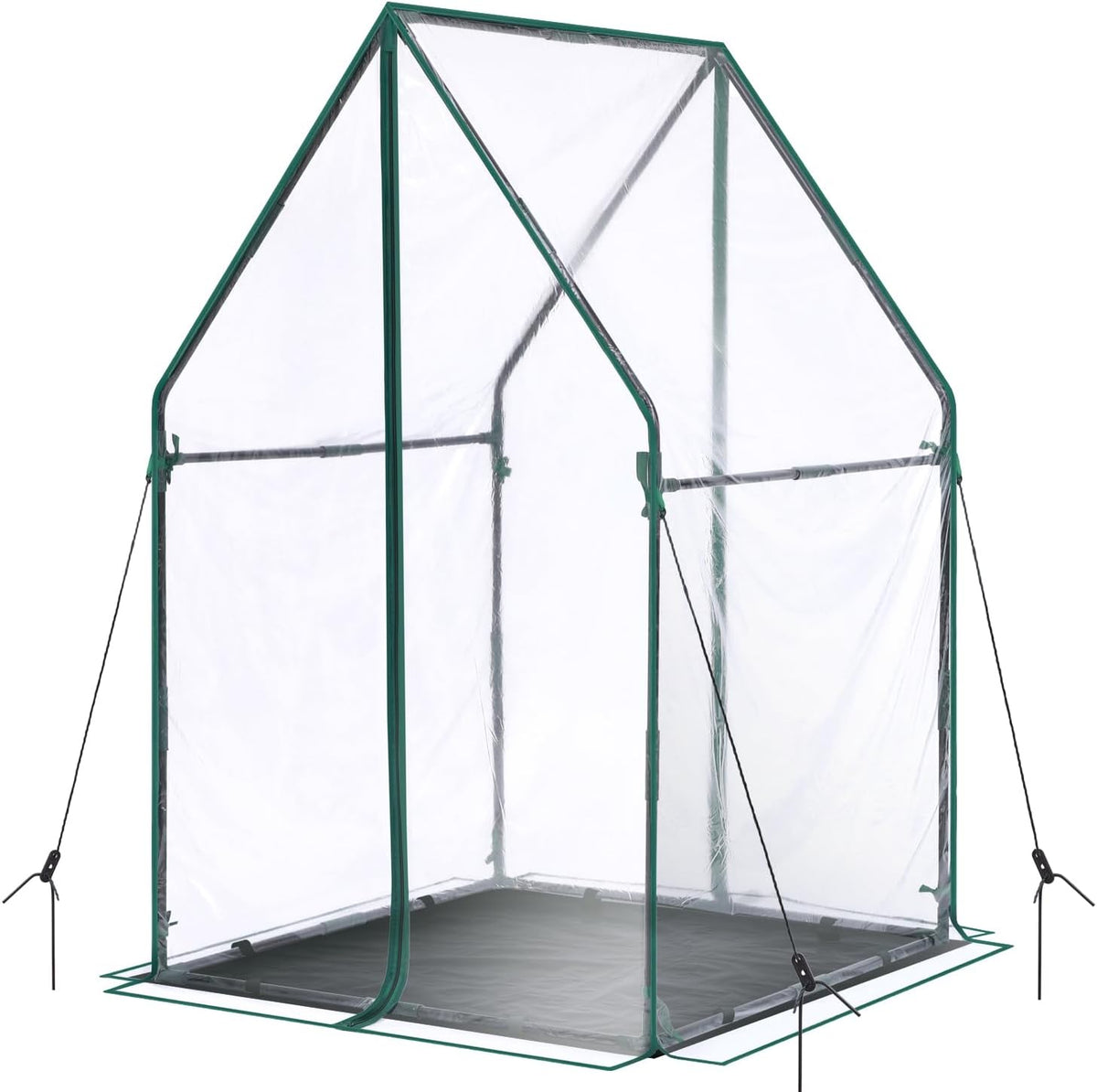 Mini Greenhouse for Indoor Outdoor: Portable Green House with Waterproof Pad for Small Plants Nursery Germination, 36"x36"x42" Light Duty Cover Tent Humidity Dome Seedling Accessory