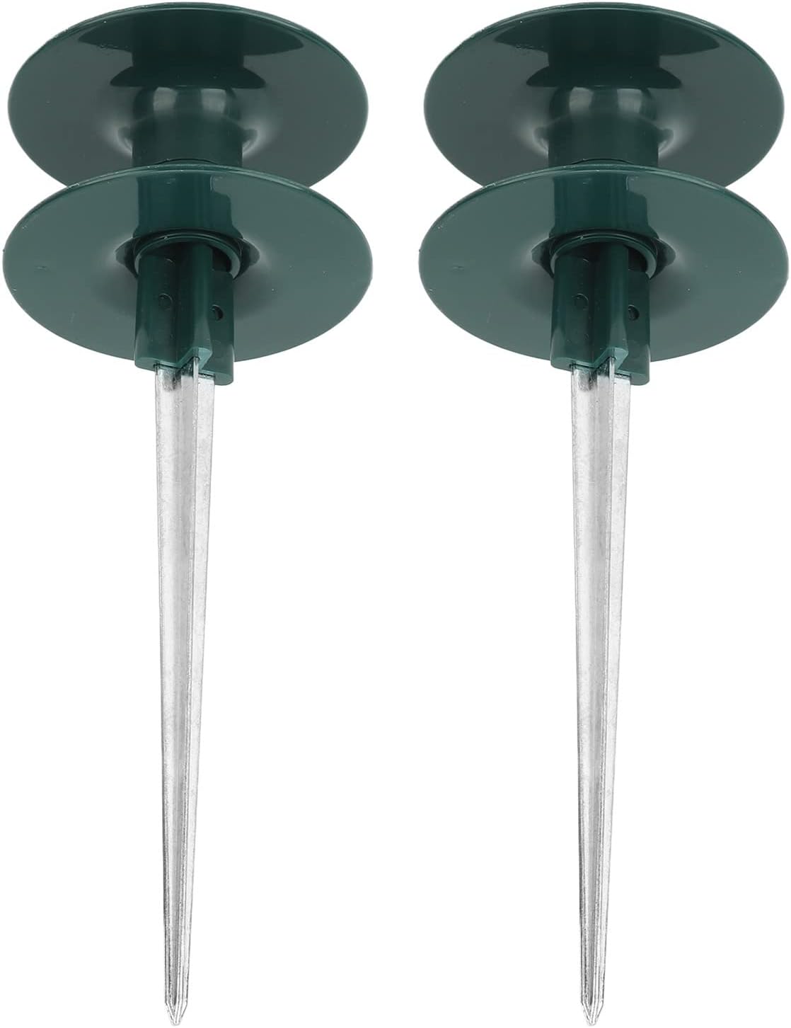 Universal Durable Hose Guide Spikes Labor Saving Water Pipe Guide for Garden Yard Lawn, ABS Zinc Alloy Spike Holder for Gardening