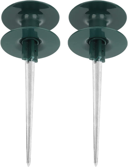Universal Durable Hose Guide Spikes Labor Saving Water Pipe Guide for Garden Yard Lawn, ABS Zinc Alloy Spike Holder for Gardening